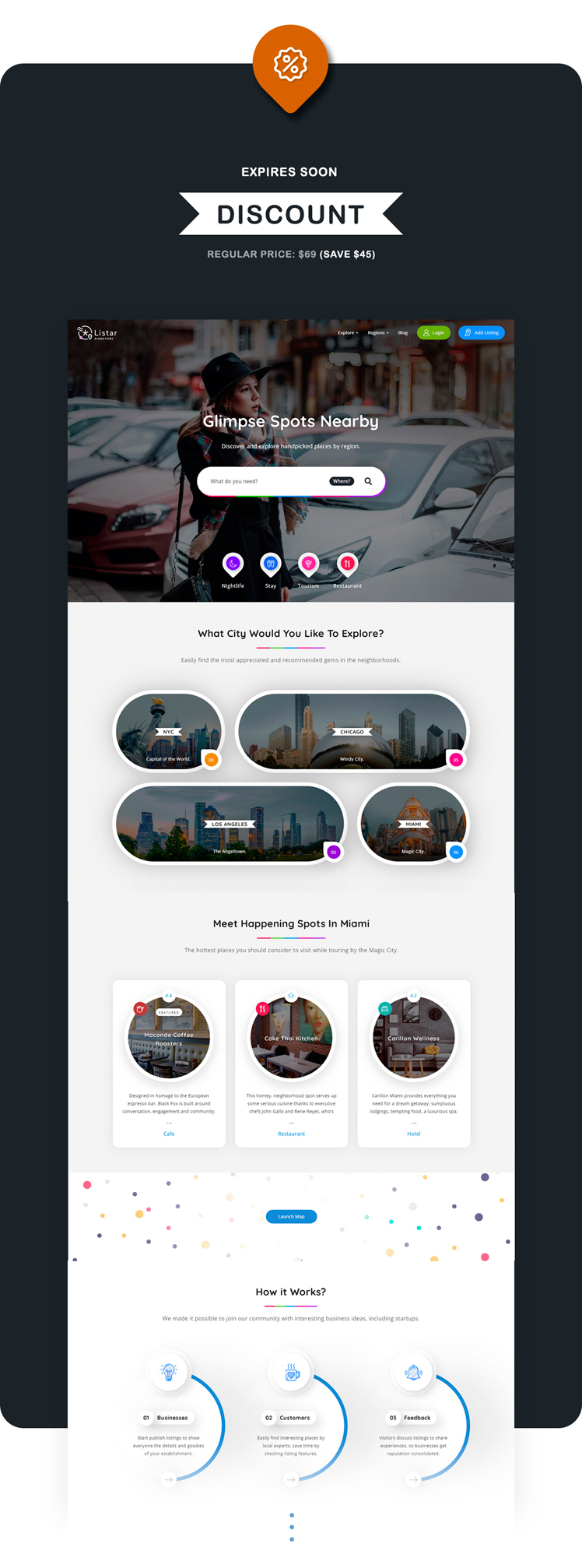 Listar - WordPress Directory Theme - 1